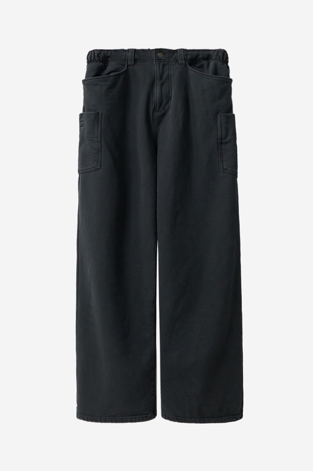 1011 Side Cargo Sweat Pants-Washed Green